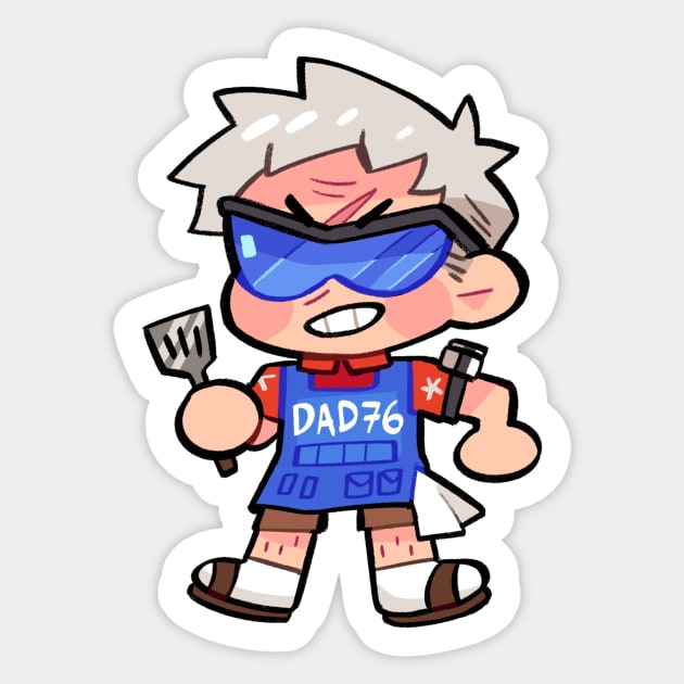 Grillmaster76 Sticker by giraffalope